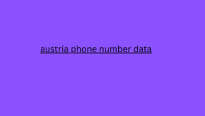 austria phone number data