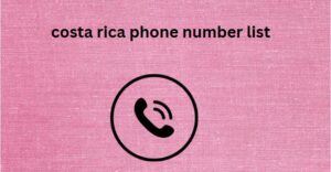 costa rica phone number list