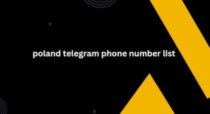 poland telegram phone number list