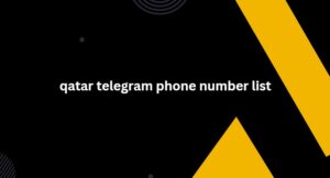 qatar telegram phone number list