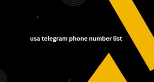 usa telegram phone number list